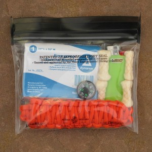 StayOutThere survival add on kit in ALOKSAK bag
