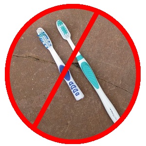 Cutting your toothbrush will not save weight