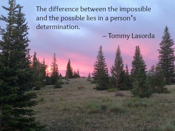 Tommy Lasorda determination