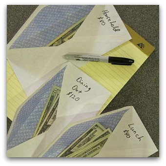 Budgeting with the envelope method